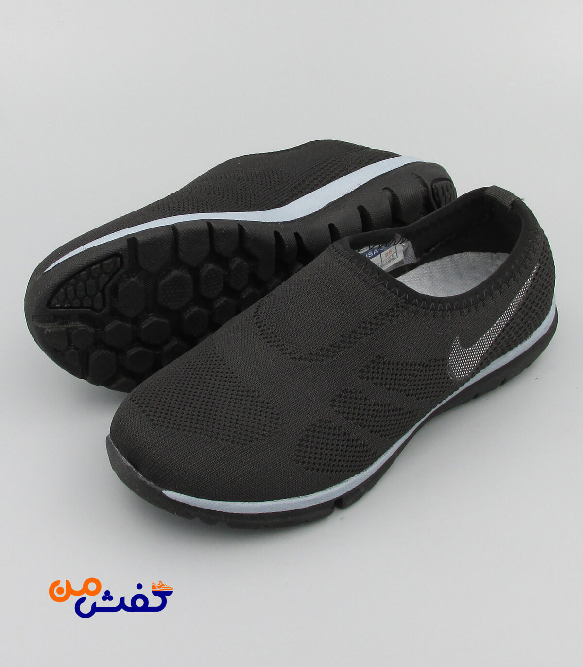 کفش پیاده روی ست سیاره مدل نایکی رنگ مشکی کد 1107