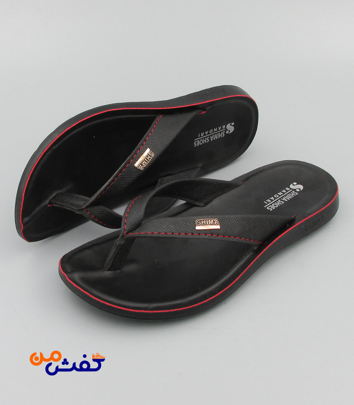 صندل راحتی مردانه شیما مدل بندری کد 1129