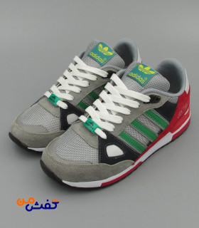 کفش اسپرت مردانه کی2 مدل ZX750 رنگ طوسی سبز کد 1064