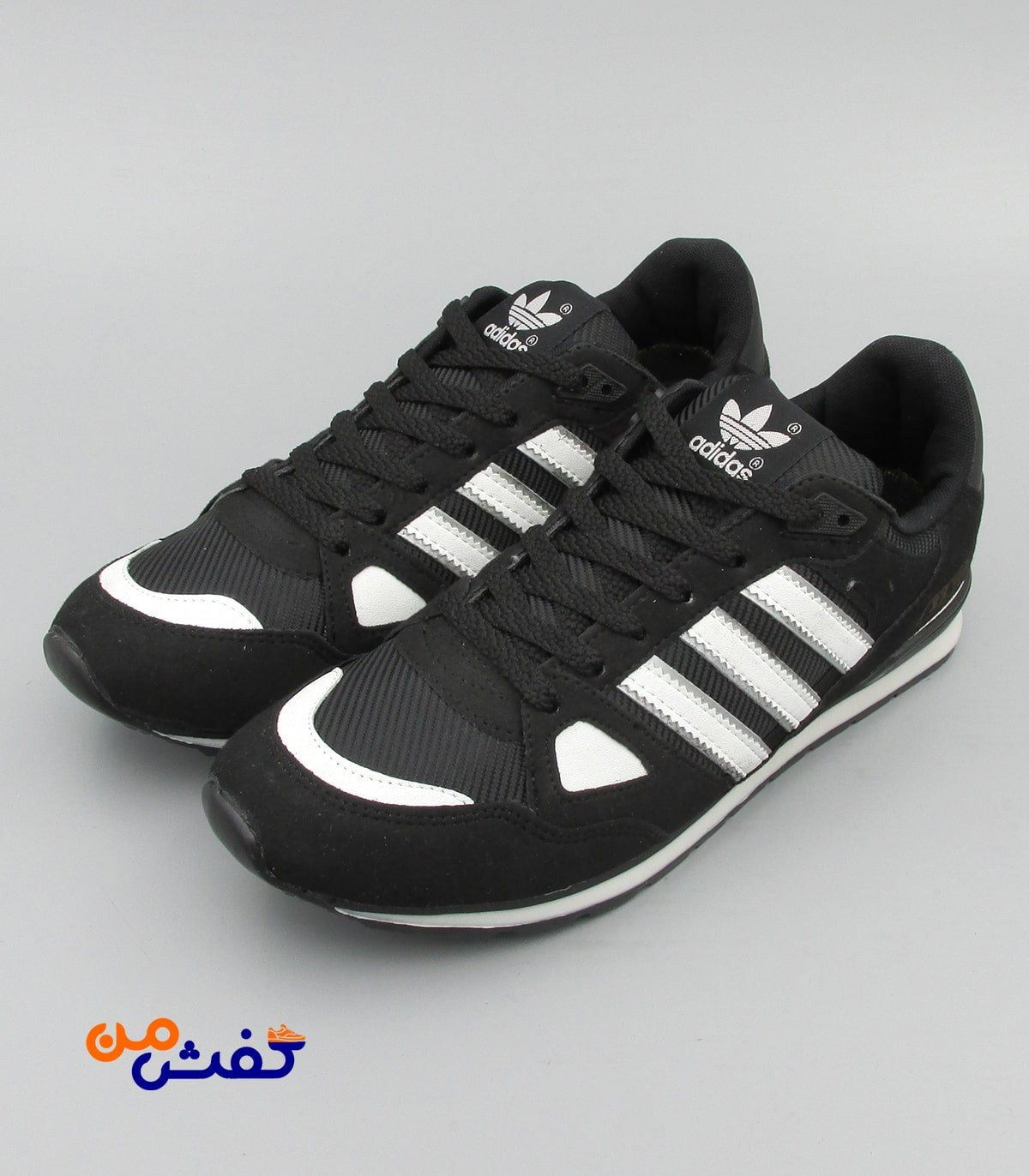 کفش اسپرت مردانه نیوپارسیان مدل ZX750 رنگ مشکی سفید کد 1136