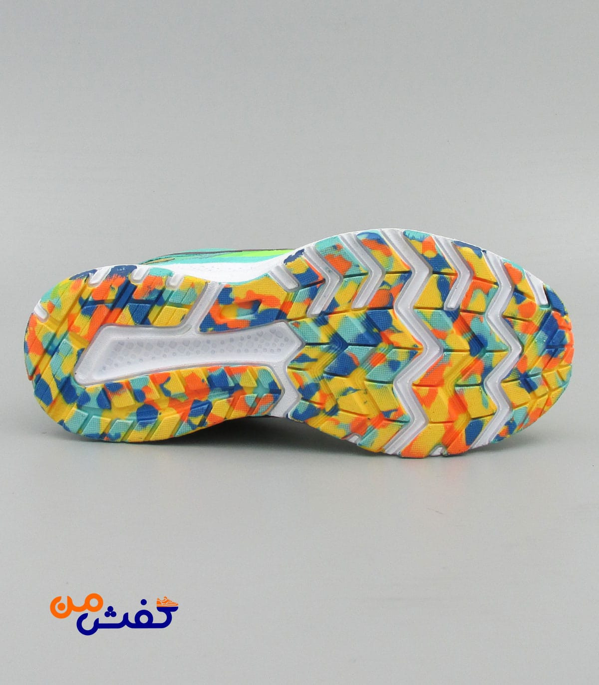 کفش اسپرت ست شاهین مدل ساکونی رنگ سبز آبی کد 1160
