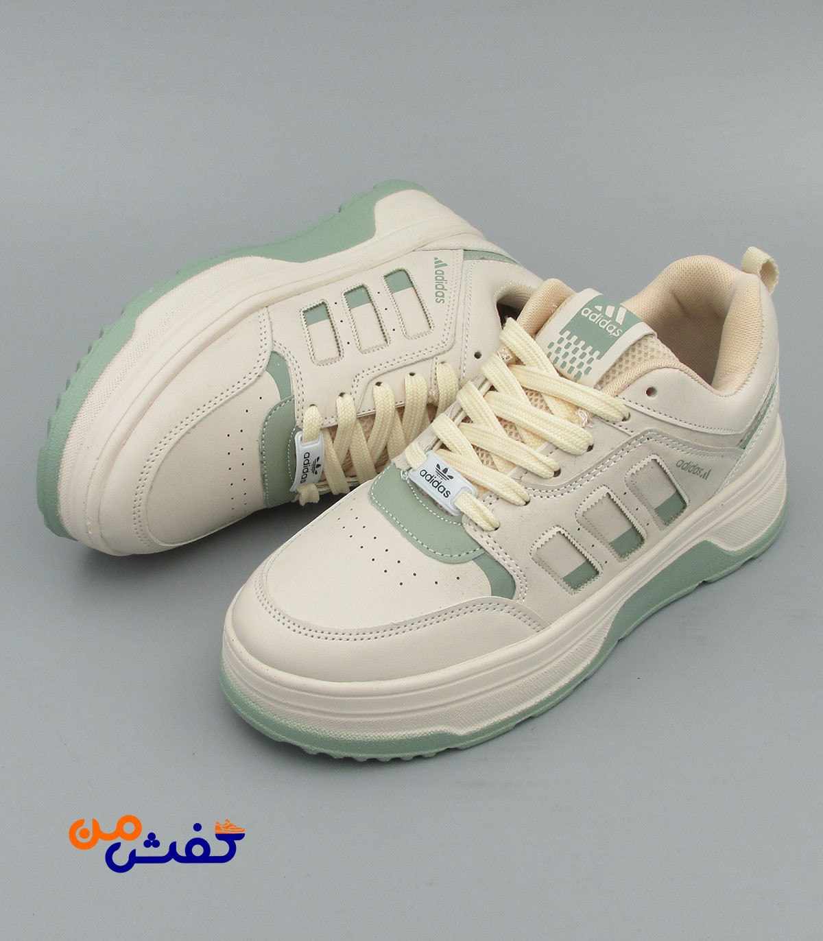 کفش اسپرت چرم تام مدل آدیداس کد 1165