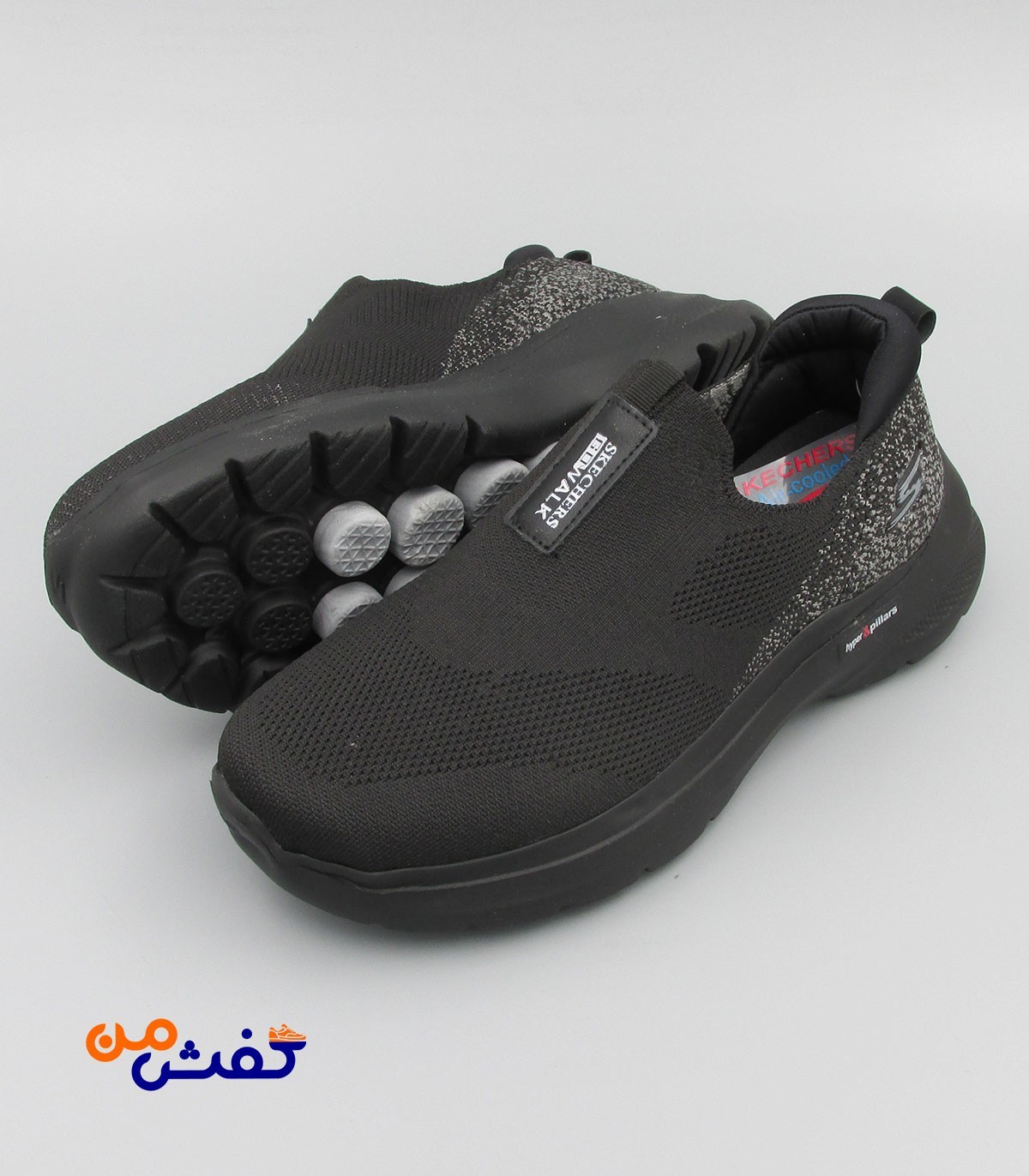 کفش پیاده روی ست آرام مدل اسکیچرز رنگ مشکی کد 1146