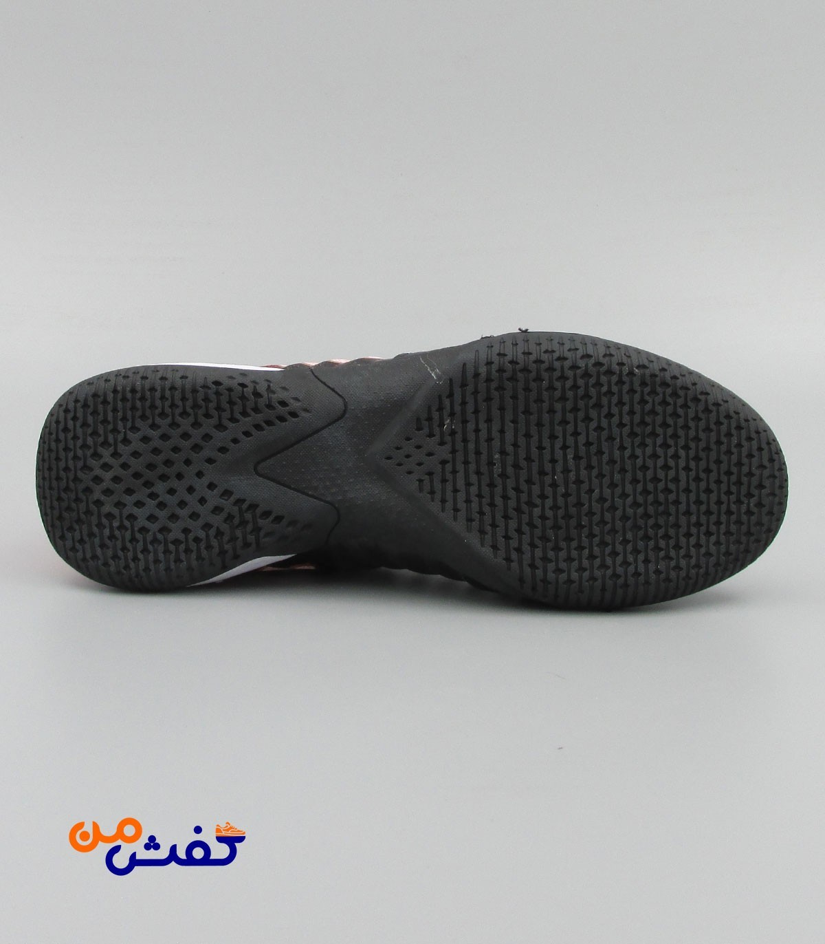 کفش سالنی یاس مدل نایکی تمپو ایکس رنگ مشکی نارنجی کد 1172