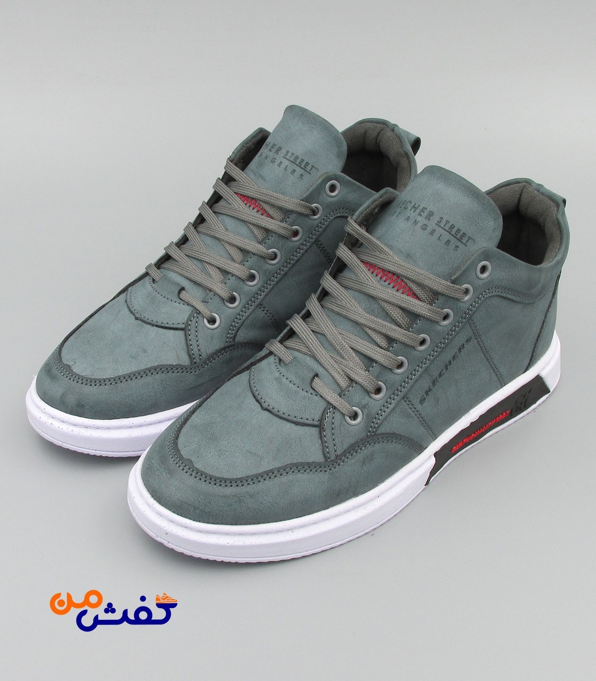 کفش روزمره مردانه آدمک مدل اسکیچرز ساقدار کد 1077