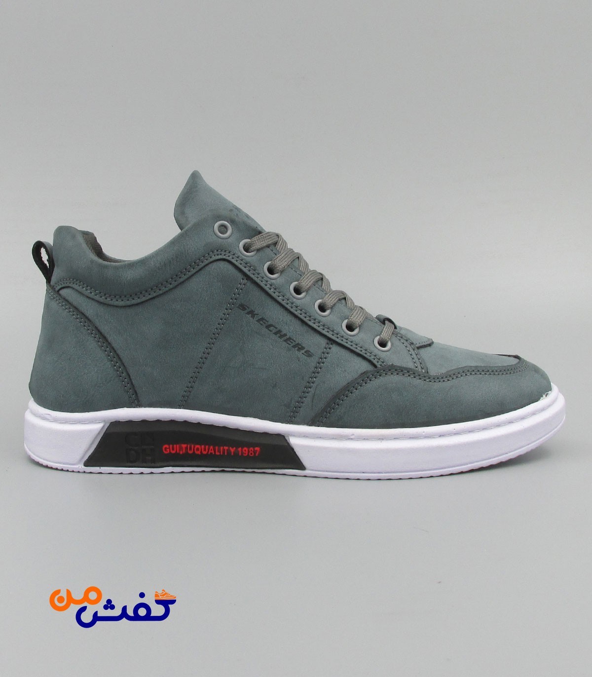 کفش روزمره مردانه آدمک مدل اسکیچرز ساقدار کد 1077