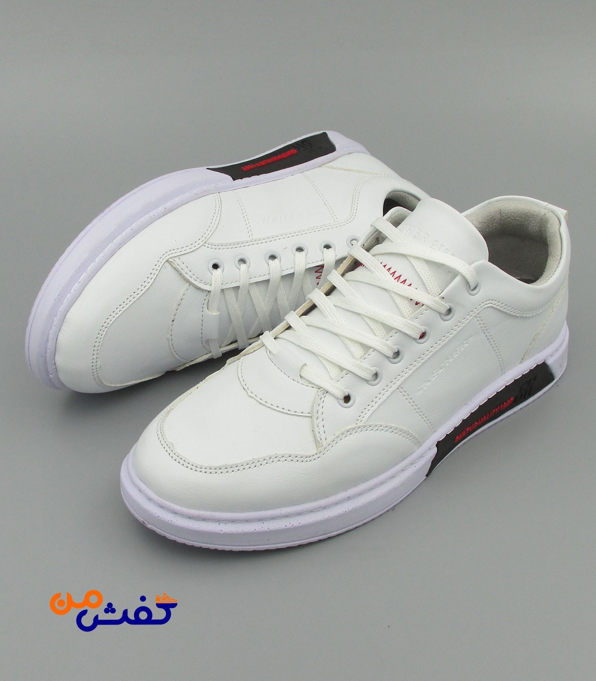 کفش روزمره مردانه آدمک مدل اسکیچرز رنگ سفید کد 1184