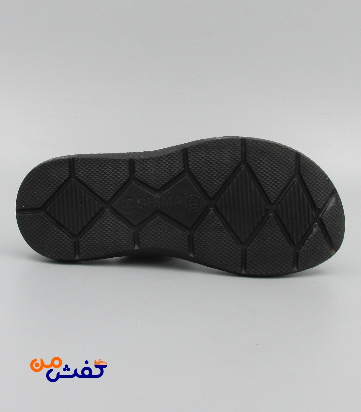 صندل طبی مردانه شیما مدل آناتومیک رنگ مشکی کد 1185