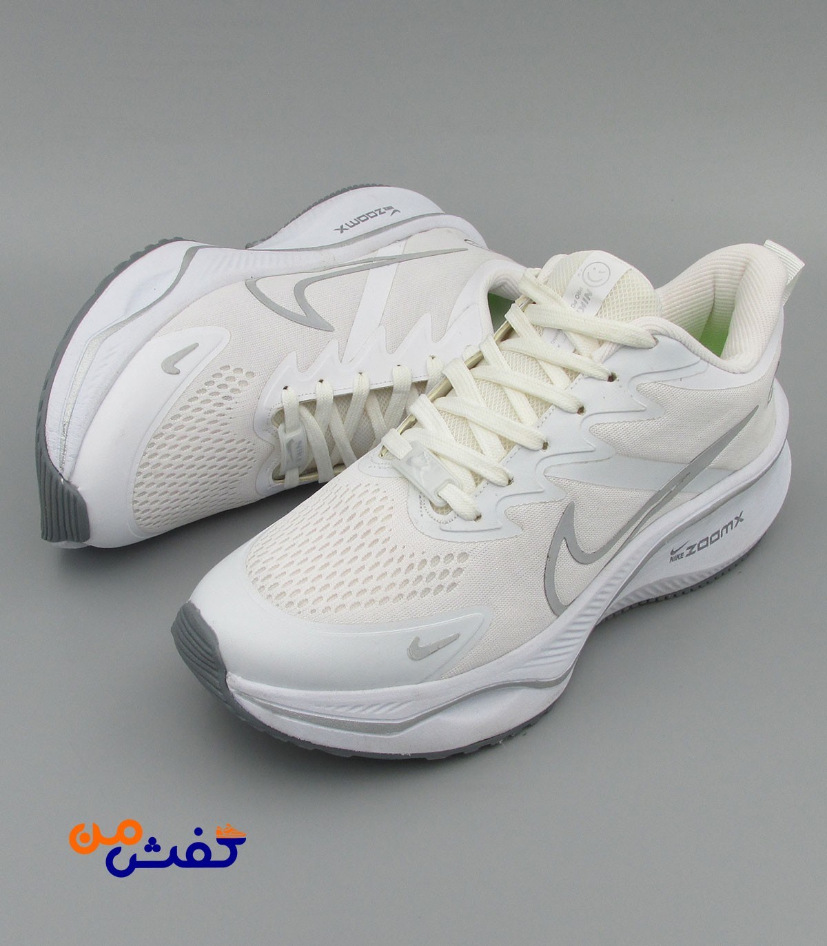 کفش اسپرت ای بی سی مدل نایکی لبخند رنگ سفید کد 1198