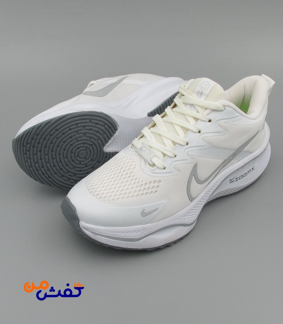 کفش اسپرت ای بی سی مدل نایکی لبخند رنگ سفید کد 1198