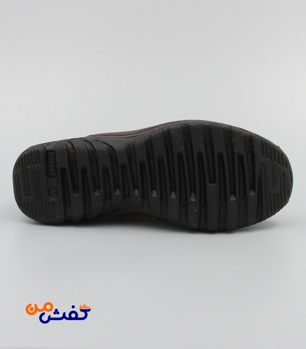 کفش طبی مردانه فرزین مدل کلارک کشی رنگ قهوه ای روشن کد 1227