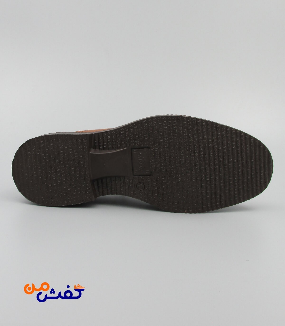 کفش رسمی مردانه فرزین مدل فیگو کشی رنگ قهوه ای کد 1236
