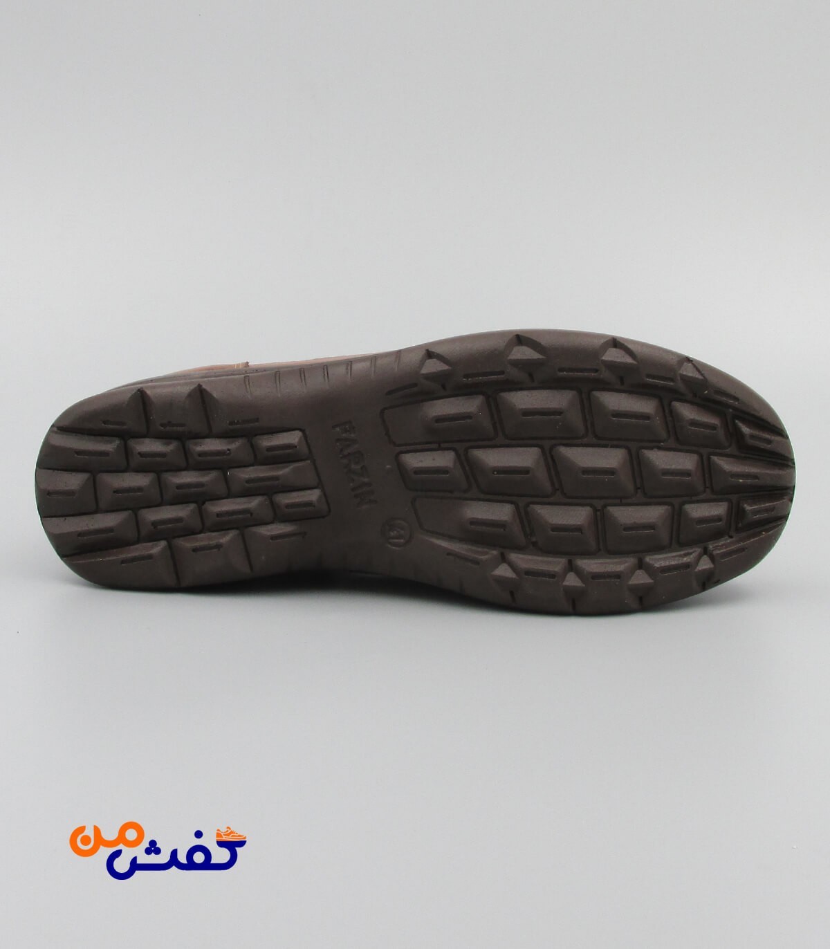 کفش طبی مردانه فرزین مدل گریدر کشی رنگ قهوه ای روشن کد 1239