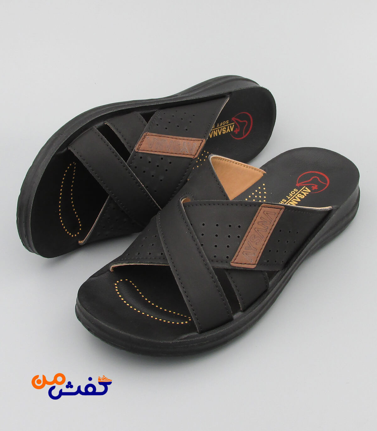 صندل طبی مردانه آیسانا مدل 4031 کد 1012