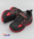 کفش اسپرت بچگانه حمید اسپرت مدل نیوبالانس رنگ مشکی قرمز کد 1249