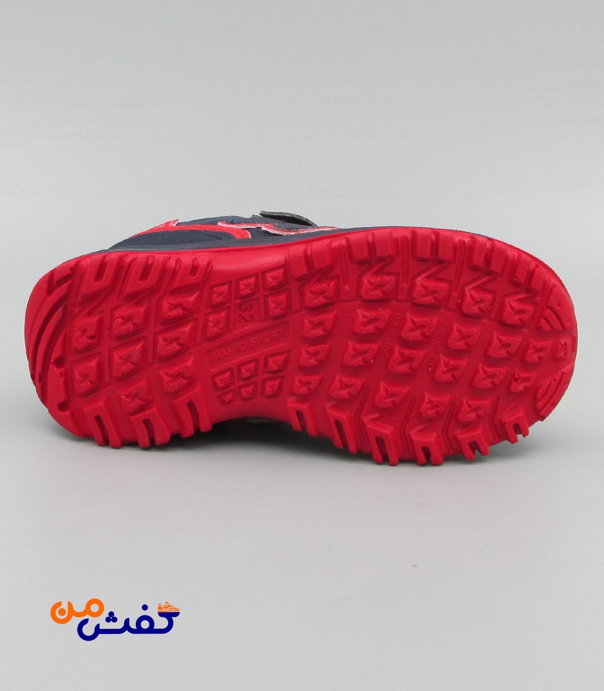 کفش اسپرت بچگانه حمید اسپرت مدل نیوبالانس رنگ سرمه ای قرمز کد 1250