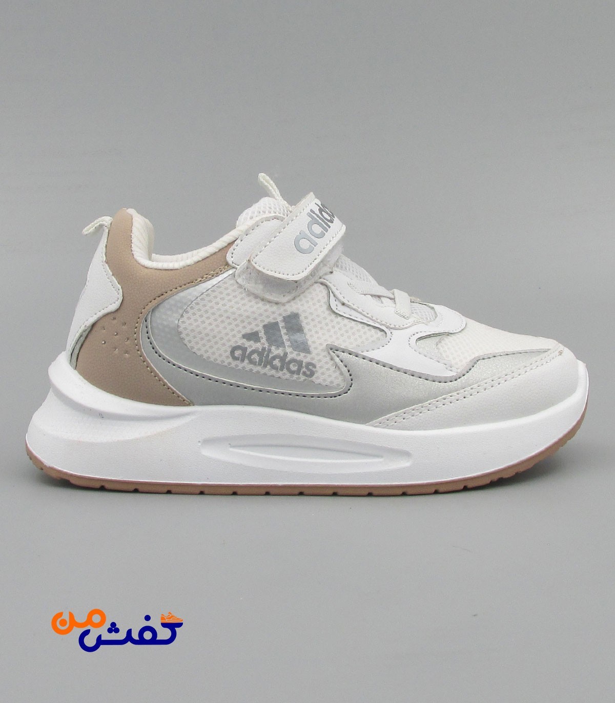 کفش اسپرت بچگانه رامیلا مدل آدیداس رنگ سفید کد 1265