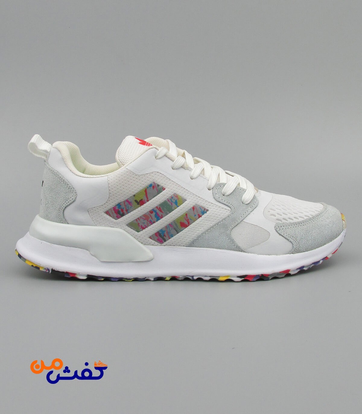 کفش اسپرت مردانه اسوه مدل کلیماکول رنگ سفید ابروبادی کد 1270