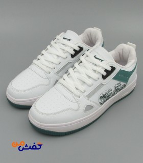 کفش روزمره پدیده مدل ایرفورس رنگ سفید سبز کد 1280