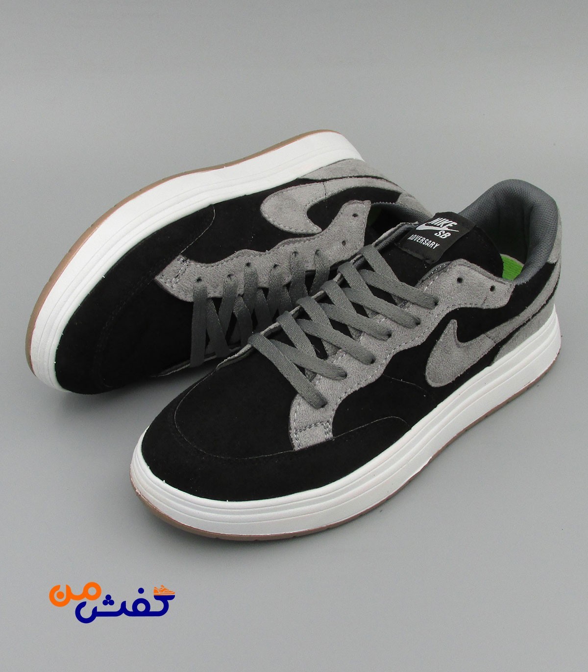 کفش ست روزمره رانر مدل نایکی SB رنگ مشکی طوسی کد 1281