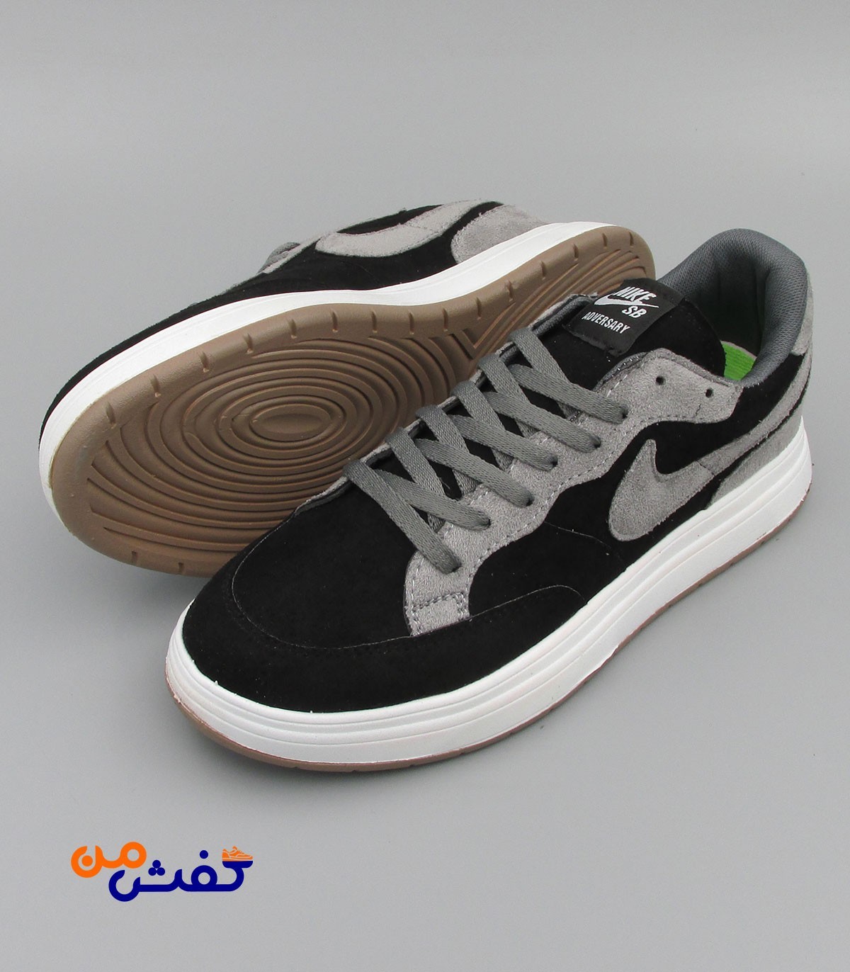 کفش ست روزمره رانر مدل نایکی SB رنگ مشکی طوسی کد 1281