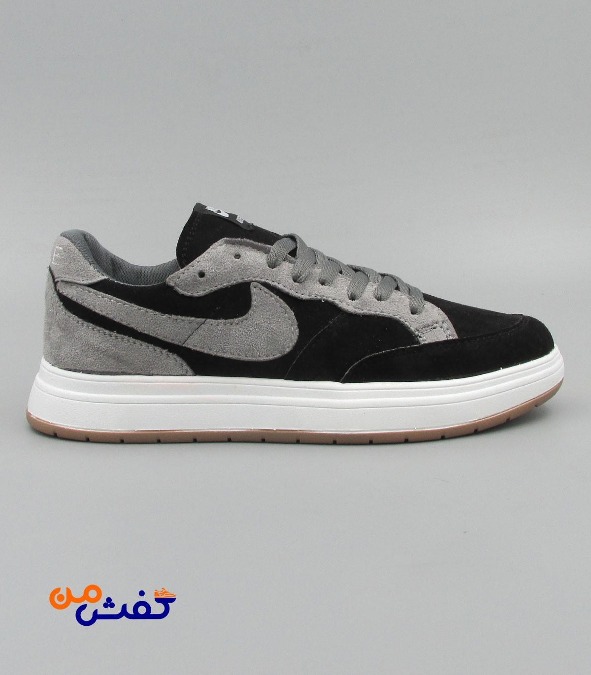 کفش ست روزمره رانر مدل نایکی SB رنگ مشکی طوسی کد 1281