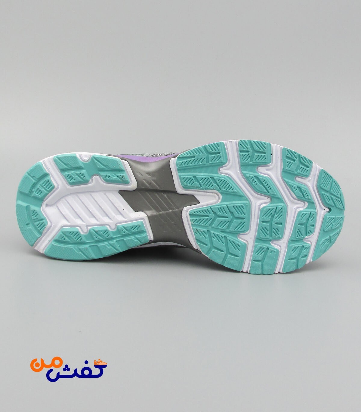 کفش اسپرت مردانه پدیده مدل اسیکس رنگ طوسی سبز کد 1287