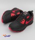 کفش اسپرت حمید اسپرت مدل ایرمکس رنگ مشکی قرمز کد 1293