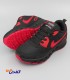 کفش اسپرت حمید اسپرت مدل ایرمکس رنگ مشکی قرمز کد 1293