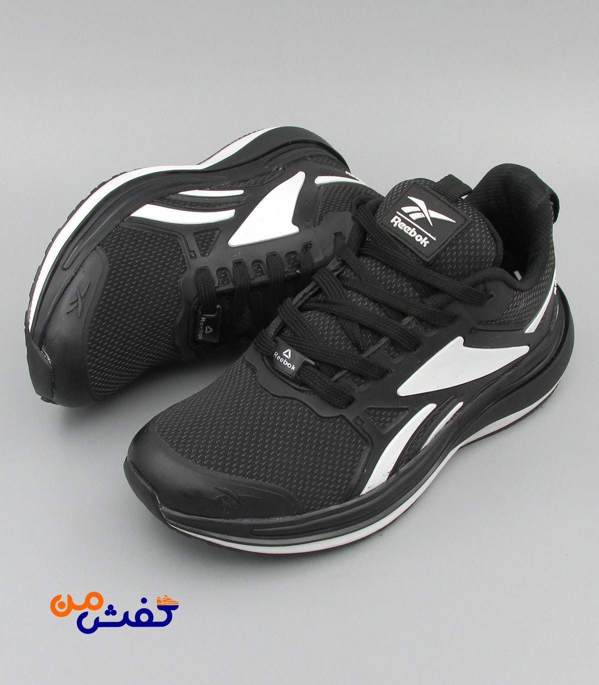 کفش اسپرت مردانه پدیده مدل ریبوک Gusto رنگ مشکی سفید کد 1296