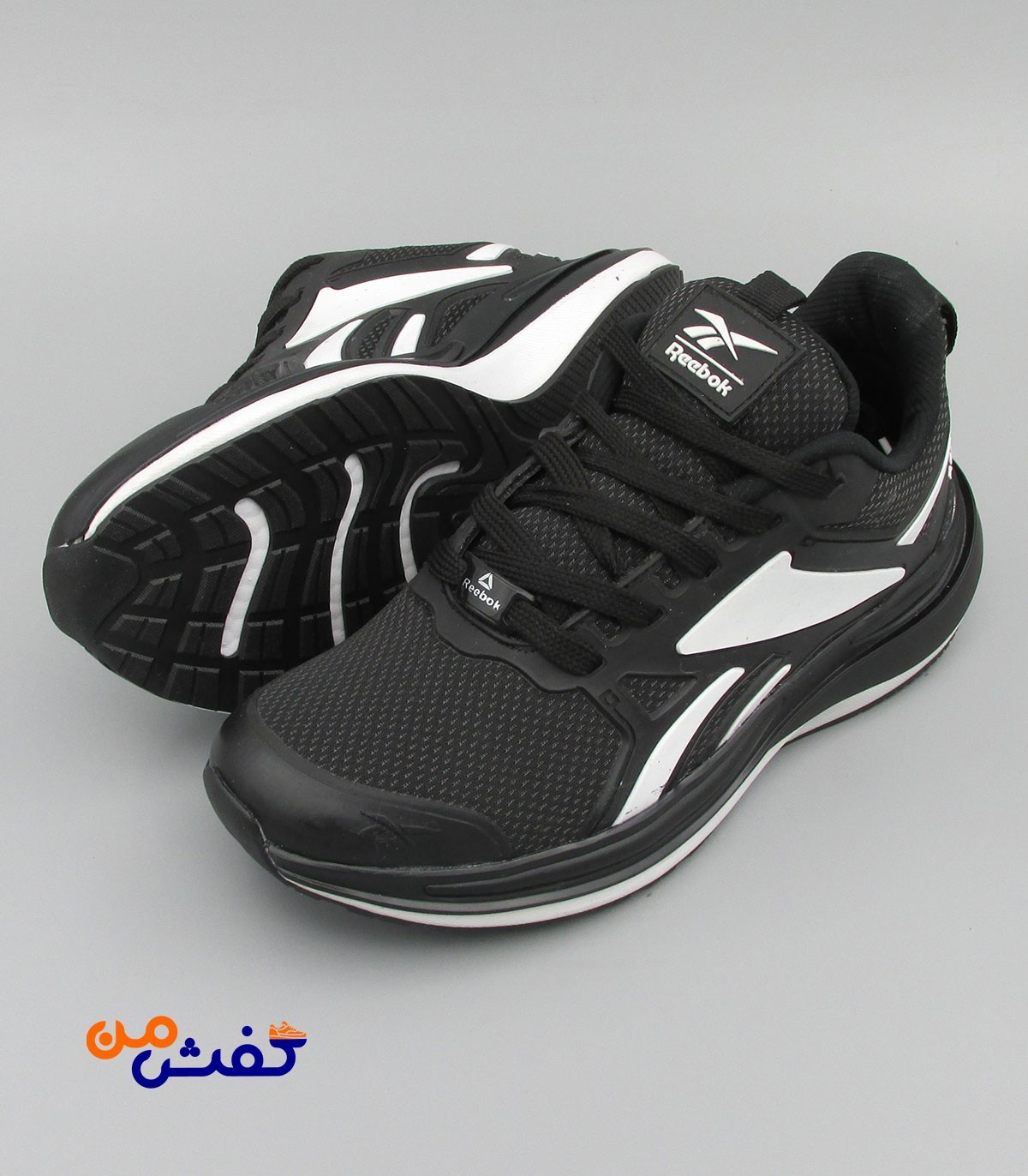 کفش اسپرت مردانه پدیده مدل ریبوک Gusto رنگ مشکی سفید کد 1296