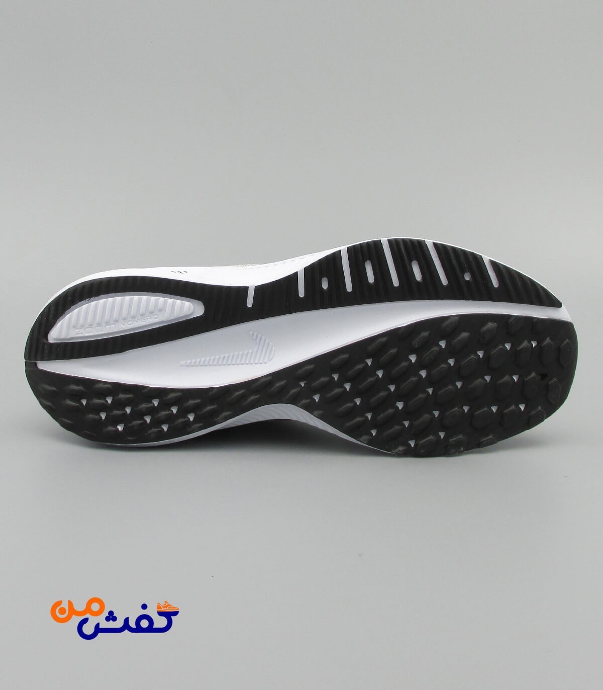 کفش اسپرت مردانه پدیده مدل نایکی رنگ طوسی مشکی کد 1301