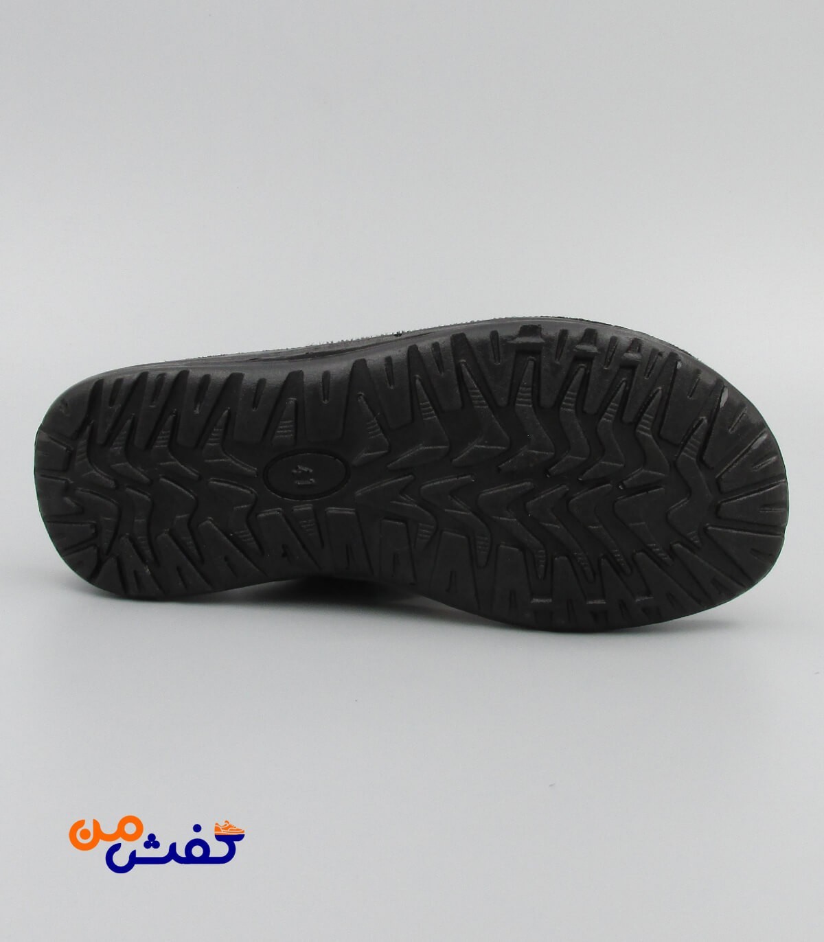 صندل طبی مردانه آیسانا مدل 4034 رنگ قهوه ای تیره کد 1303