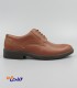 کفش رسمی مردانه صمصام مدل پاویا بندی رنگ قهوه ای روشن کد 1305