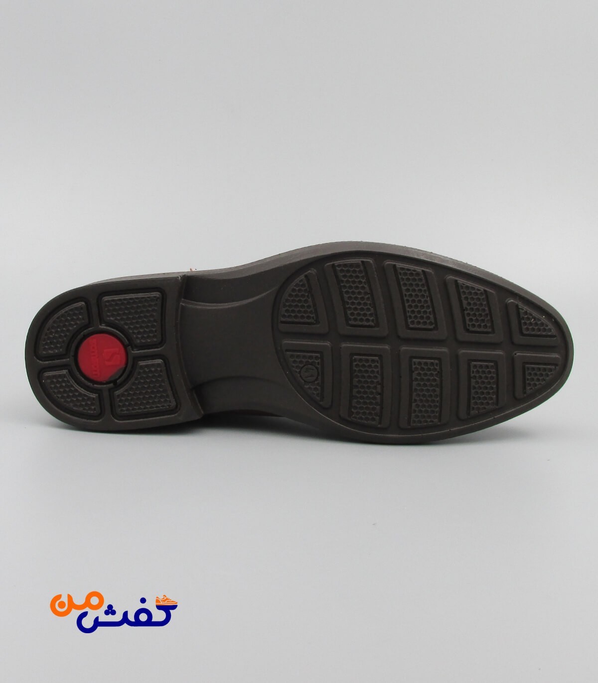 کفش رسمی مردانه صمصام مدل پاویا بندی رنگ قهوه ای روشن کد 1305