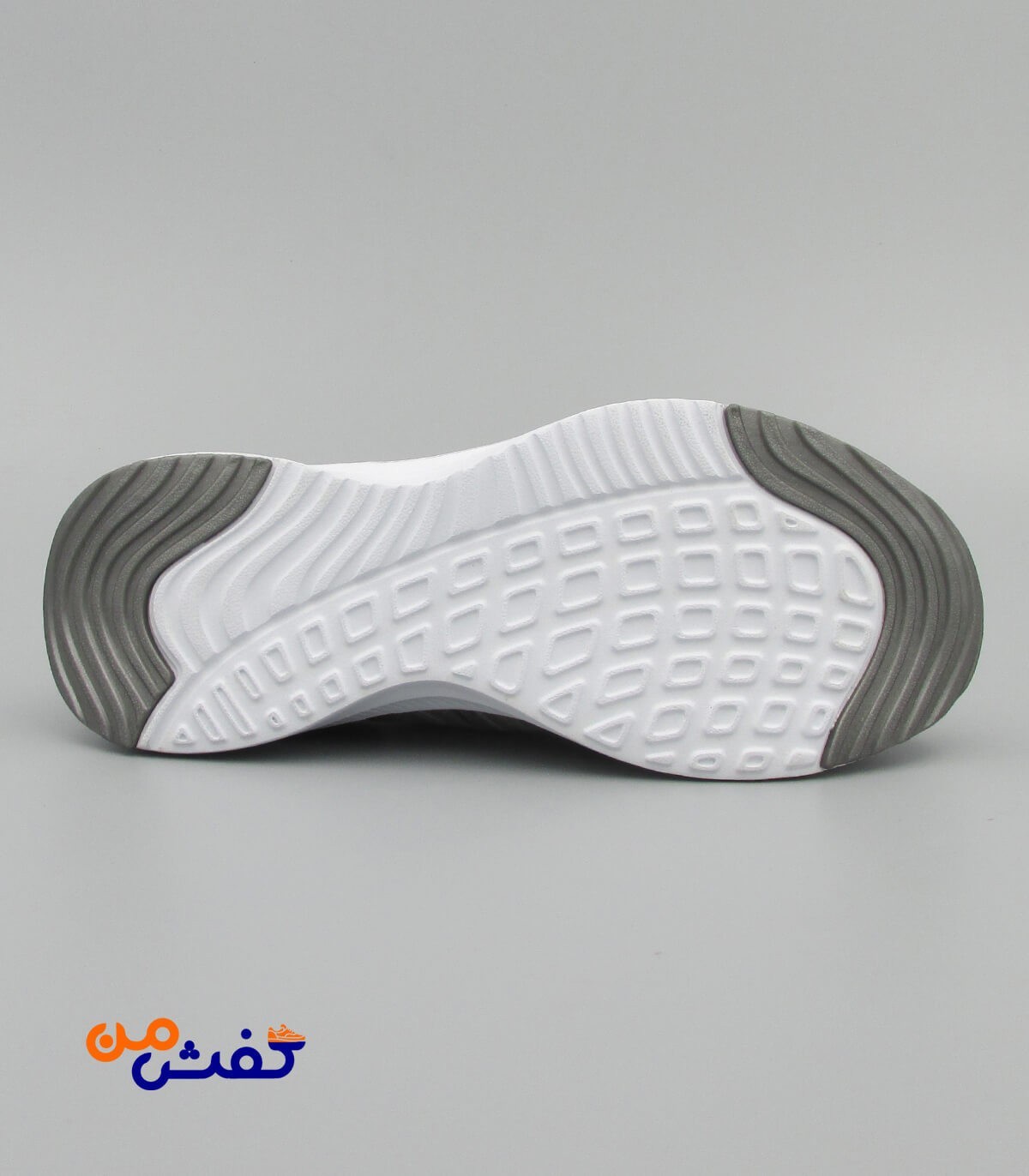 کفش پیاده روی مردانه پدیده مدل ریلکس رنگ طوسی سفید کد 1307