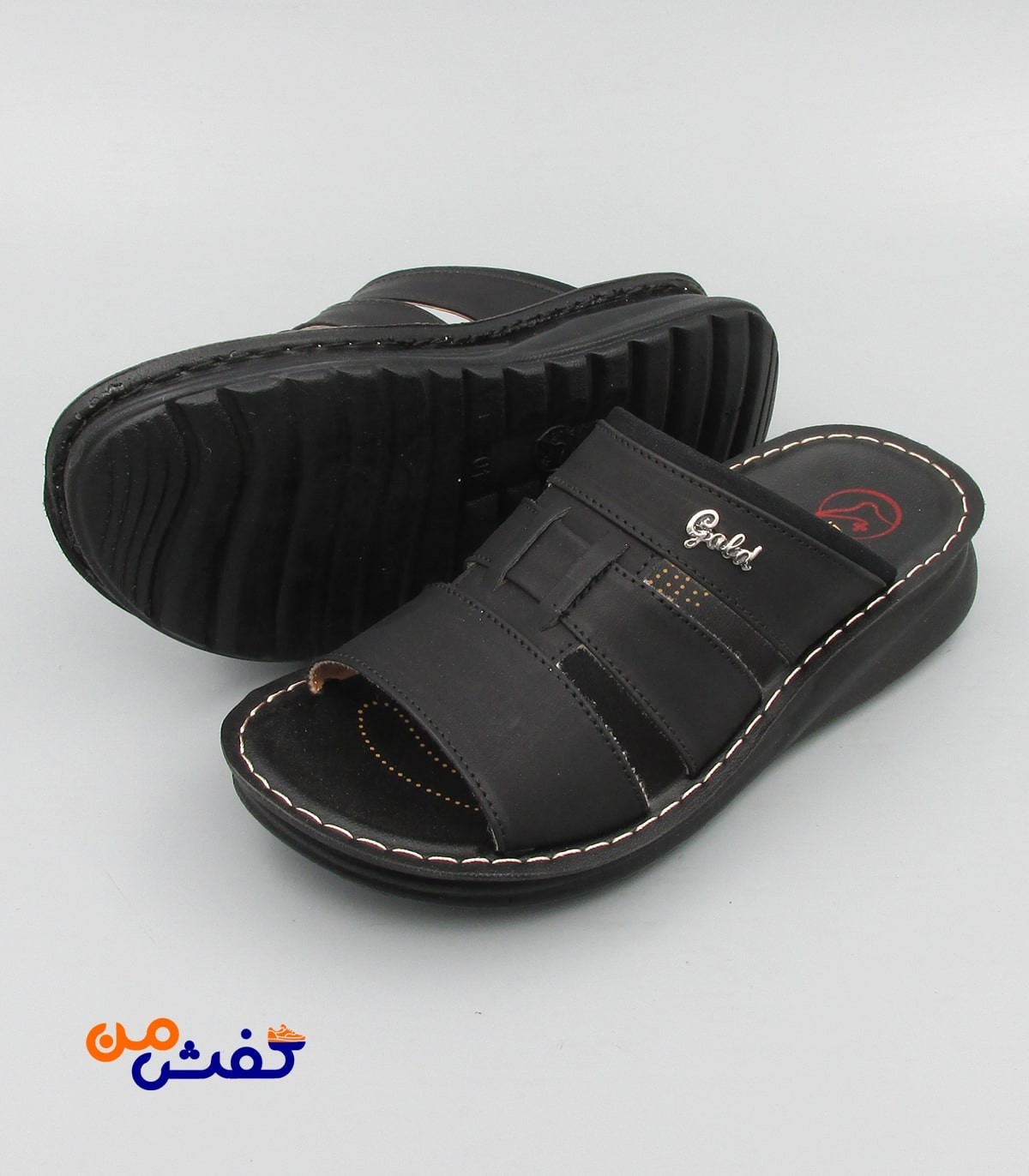 صندل طبی مردانه آیسانا مدل 4050 رنگ مشکی کد 1326