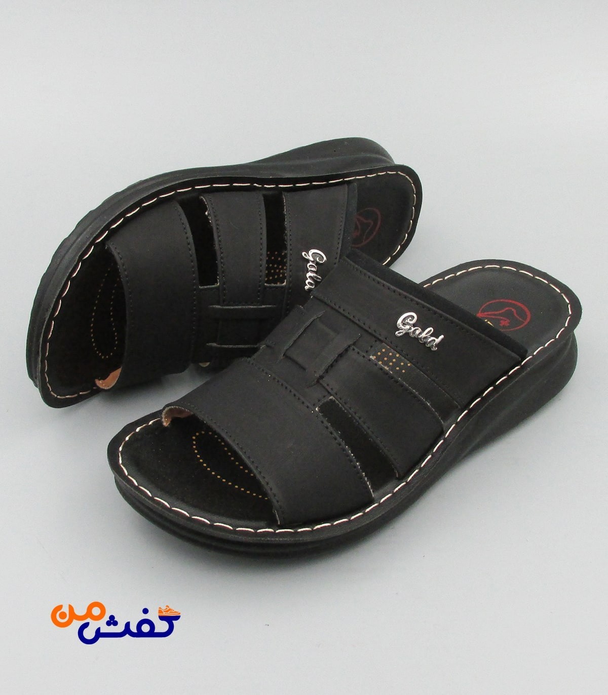 صندل طبی مردانه آیسانا مدل 4050 رنگ مشکی کد 1326