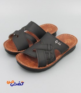 صندل طبی مردانه آیسانا مدل 4011 رنگ مشکی کد 1328