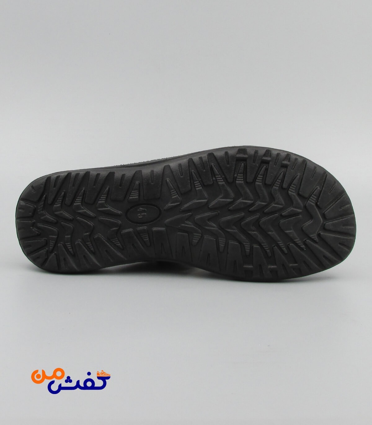 صندل طبی مردانه آیسانا مدل 4033 رنگ قهوه ای تیره کد 1339