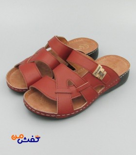 صندل طبی مردانه آیسانا مدل 4040 رنگ قهوه ای کد 1342