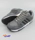 کفش اسپرت پرش مدل ZX750 رنگ طوسی مشکی کد 1346