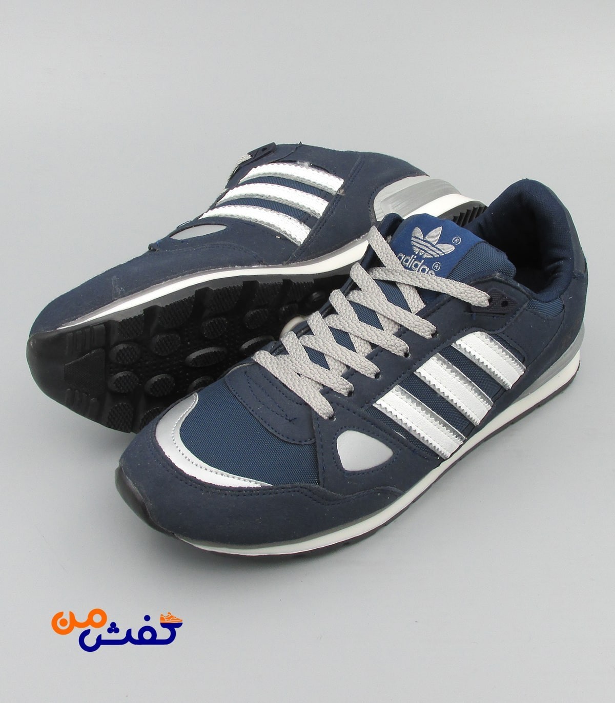 کفش اسپرت مردانه نیوپارسیان مدل ZX750 رنگ سرمه ای سفید کد 1355