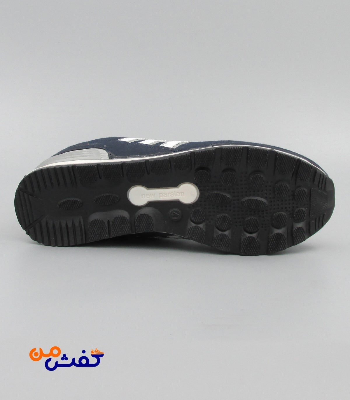 کفش اسپرت مردانه نیوپارسیان مدل ZX750 رنگ سرمه ای سفید کد 1355