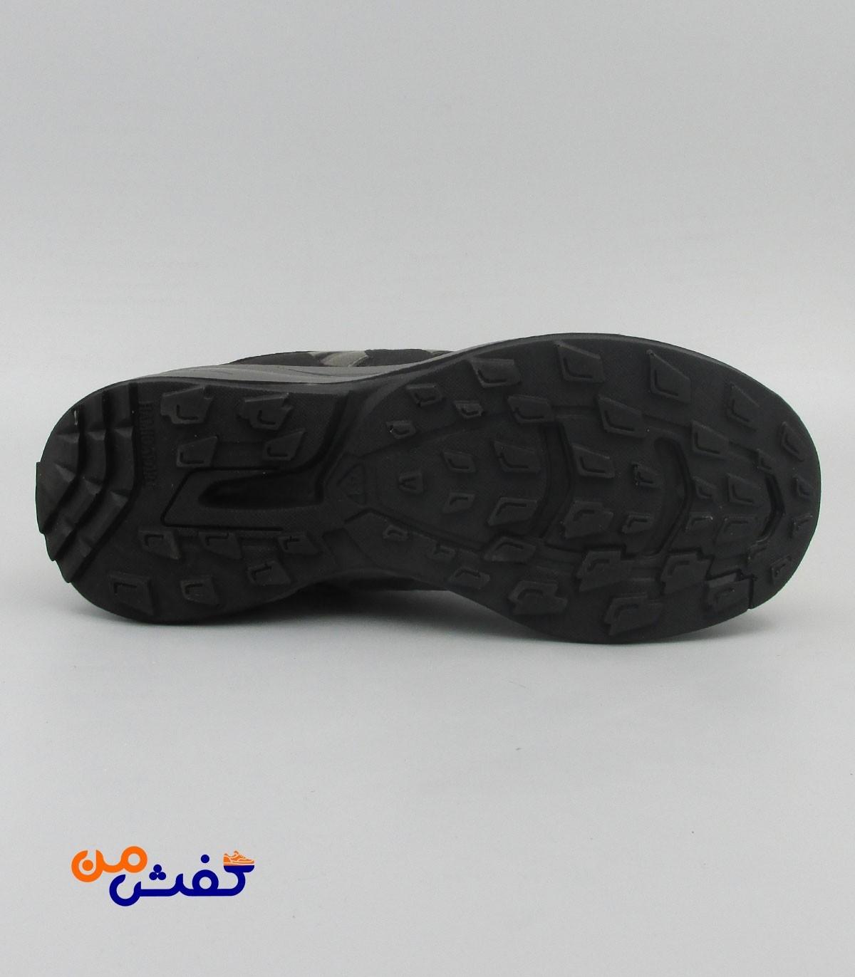 کفش اسپرت مردانه حمید اسپرت مدل آدیداس رنگ مشکی طوسی کد 1368