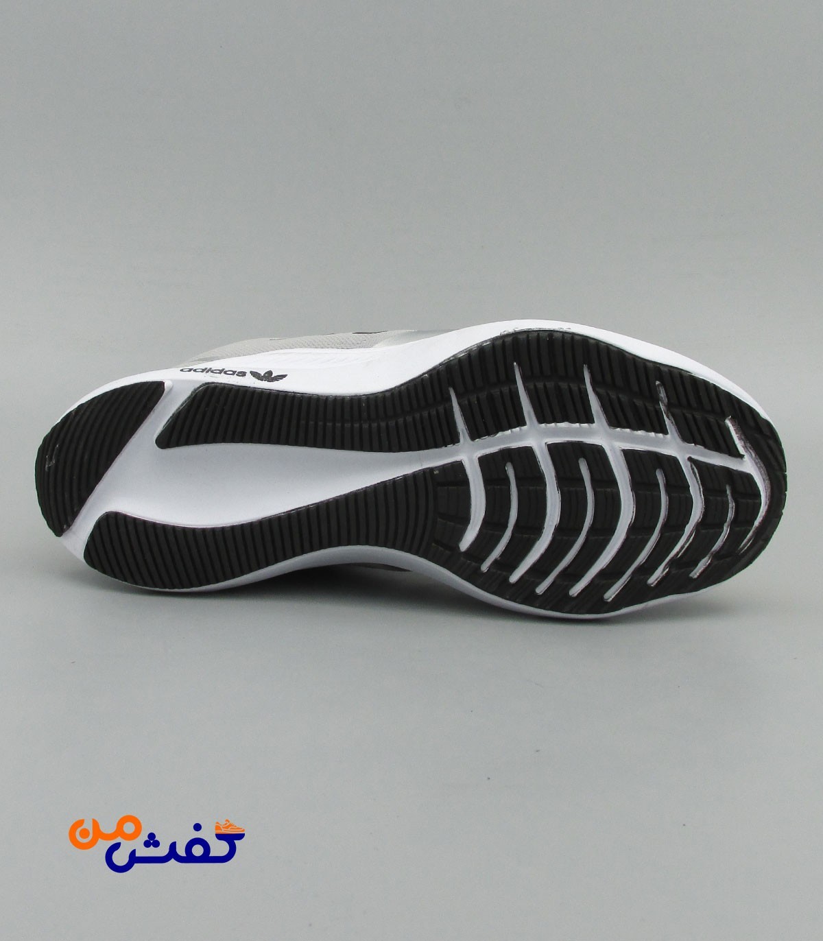 کفش اسپرت مردانه ای بی سی مدل آدیداس شیلد رنگ طوسی مشکی کد 1374
