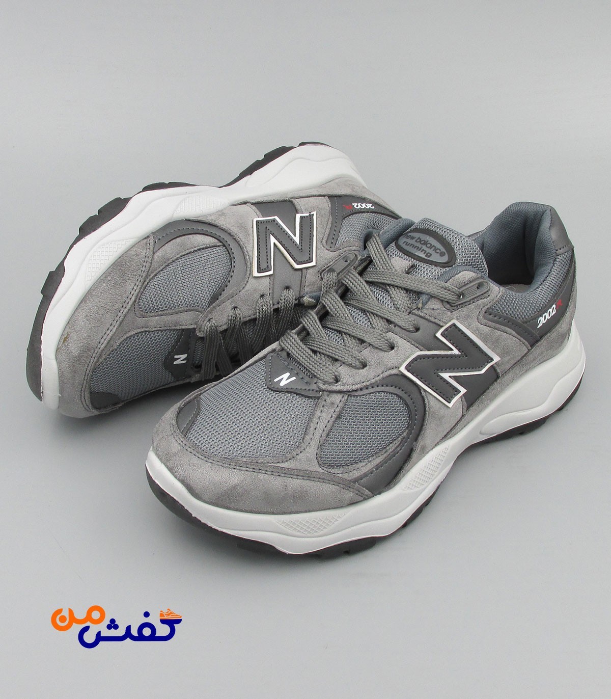 کفش اسپرت اسوه مدل نیوبالانس رنگ طوسی کد 1379