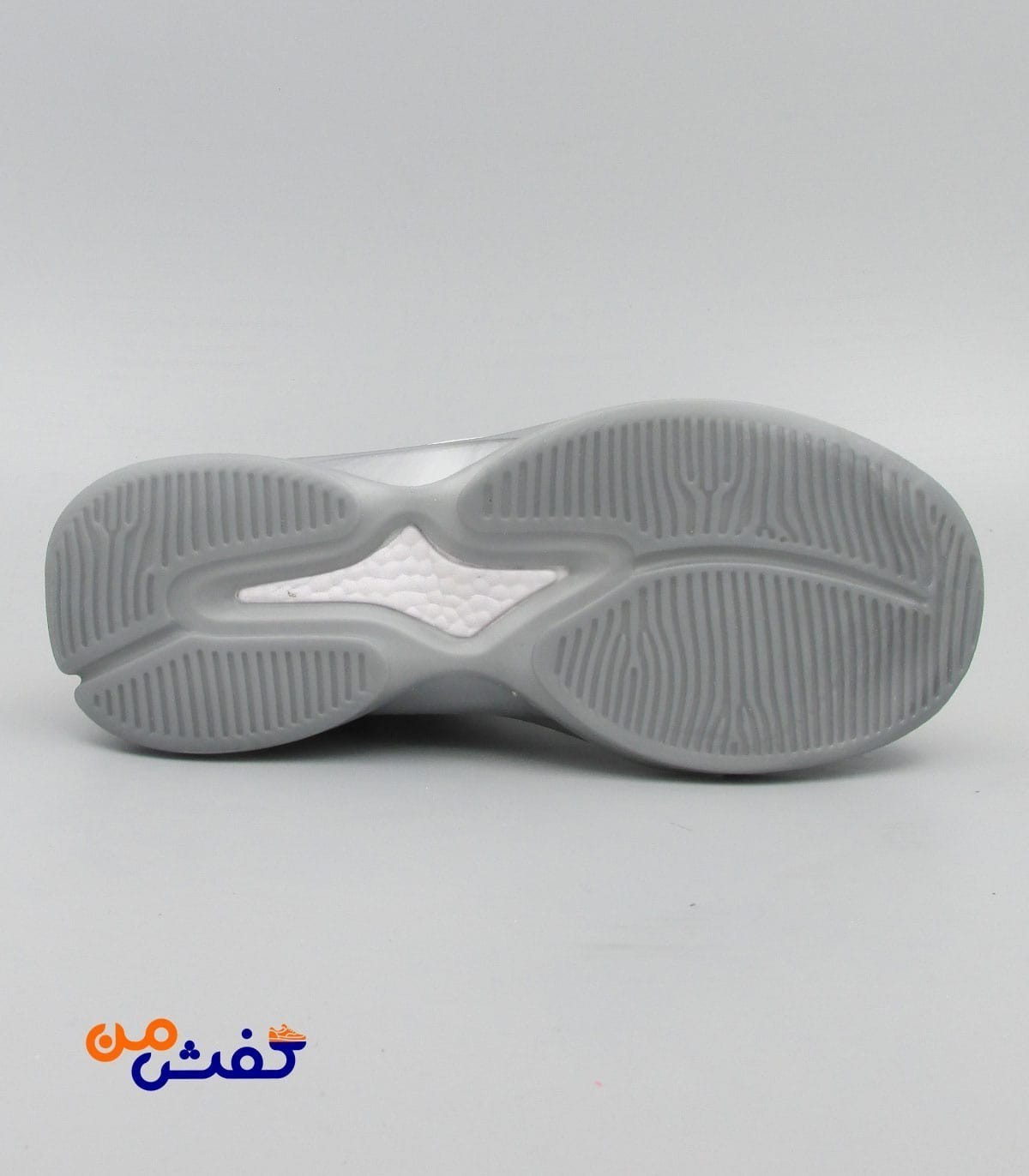 کفش اسپرت مردانه کویر مدل سالومون رنگ نقره ای کد 1393