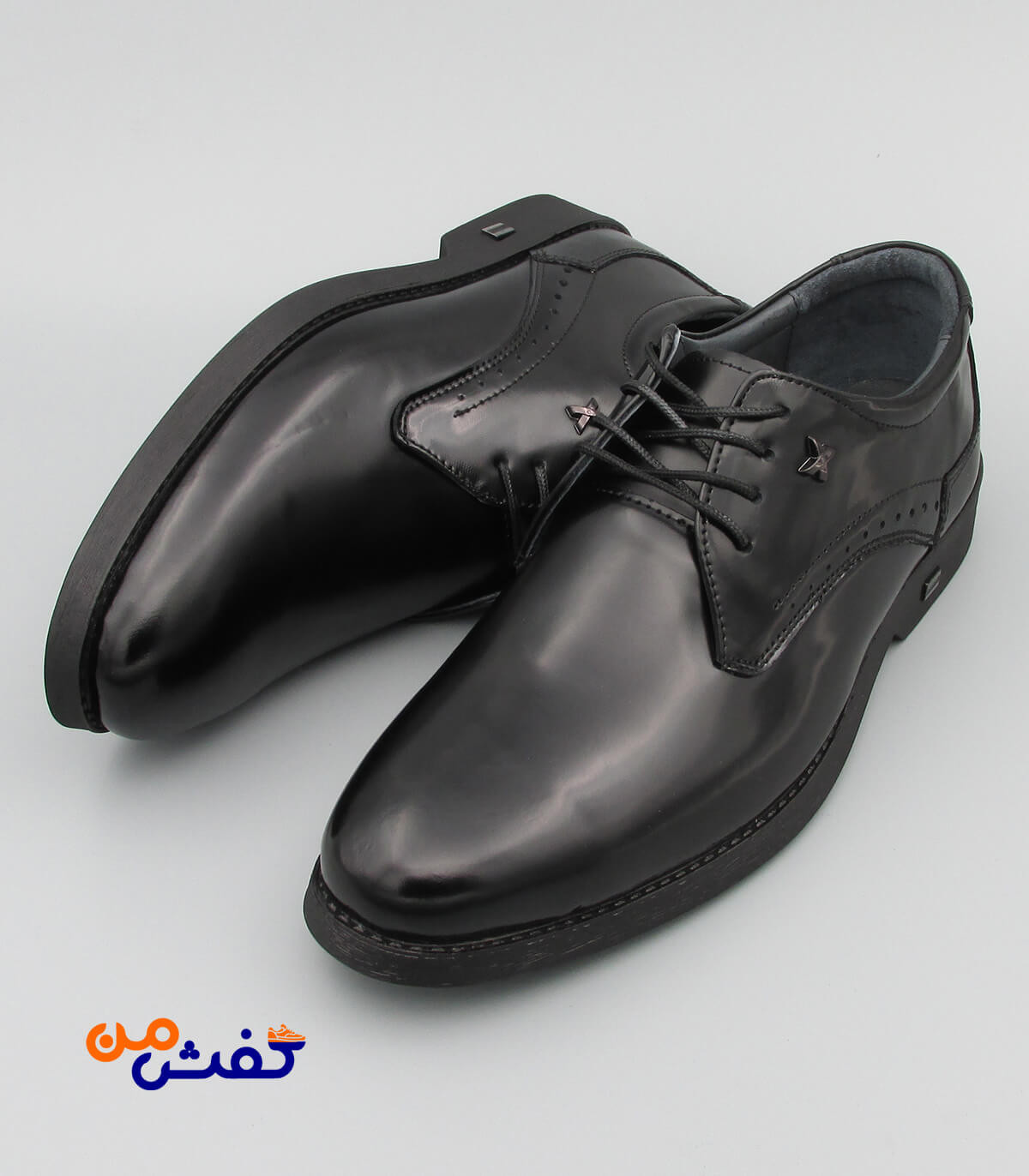 کفش رسمی مردانه رخشی آژاکس بندی کد 1023