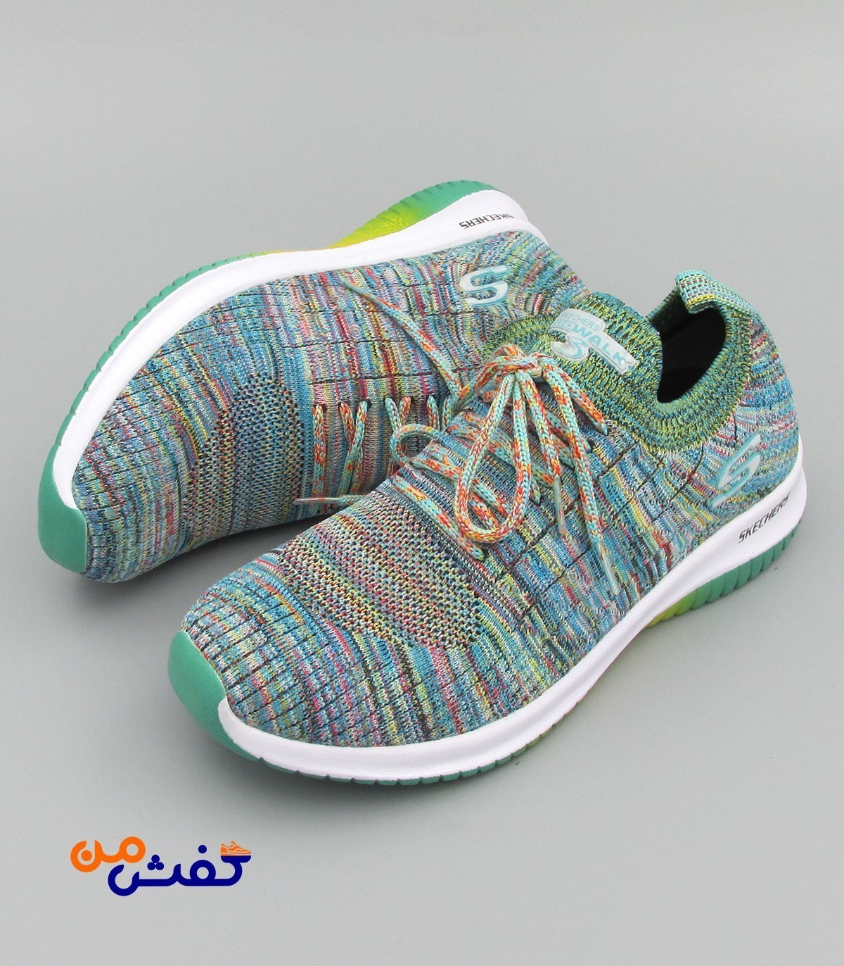 کفش پیاده روی عماد مدل اسکیچرز چند رنگ کد 1396